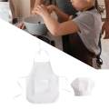 2 Pieces Baby Chef Apron and Hat Infant Baby Chef Costume Kids Costumes Set. 