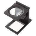 Levonsity Precision wire-account Graduated 5X Magnifier 2 LED for Photo Fabric Knitting Stamp paper. 