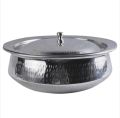 Handi Stainless Steel with Lid for serving purpose. 