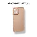 Vivo Y33S Y21 2021 Y21S Y21T Y21A Y33T Back Cover | Soft Matte Silicone Solid Design | Shockproof Camera Protection Phone Case for Vivo Y33S Y21 2021 Y21S Y21T Y21A Y33T. 