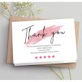 Thank You cards 50 Pcs Thank You For Support My Small Business Cards with Envelopes For Gift Package Party Birthday Wrapping Baking Shop card & Envelopes. 