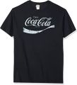 Brandino-BLACK Coca-Cola Cotton Printed T-Shirt for Mens. 