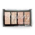 Highlighter and Contour Kit [4 in 1] - Branded - Strobing Professional Blusher Iluminador  Makeup Kit  Powder Sculpting Palette by Luisance. 