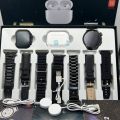 New I80 Suit Extreme Double Round and Square 2 Smartwatch with Airpods - Latest Arrival 2024 -. 