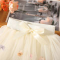 Summer New Girls' Baby Skirt Pommel Skirt With Hem Lace Flower Decoration Light Princess Skirt Gauze Skirt. 