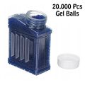 20000 Pcs Gel Balls for Gel Blaster Gun Gel Beads-Gel Bullets Ball Water Play Beads Crystal Water Beads for Toy Twink-Gel Sprayer Blaster Refill-Compatible with Gel Ball Blaster- 7-8mm. 