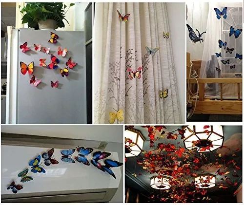 %5B12%20Pcs%20%5D%20Butterfly%20Magnet%20For%20Refrigerator%20Magnet%20Suitable%20For%20Kitchen%20Kids%20Toys%20Student%20Locker%20Office%20Menu%20Message%20Board%20Fridge%20Magnet%20-%20Image%203