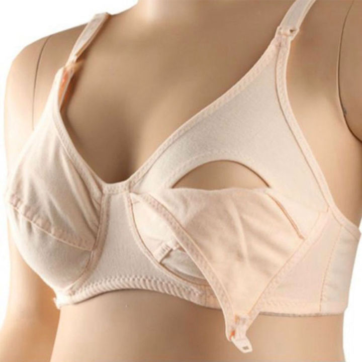 Cotton%20Maternity%20Nursing%20Bra%20Wireless%20Non-Padded%20Breastfeeding%20Support%20-%20Image%202