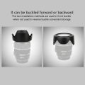 ARELENE ES-65B Reversible Lens Hood Anti-Reflective Hood Lens for Canon RF 50mm F1.8 STM Camera Lens Hood. 