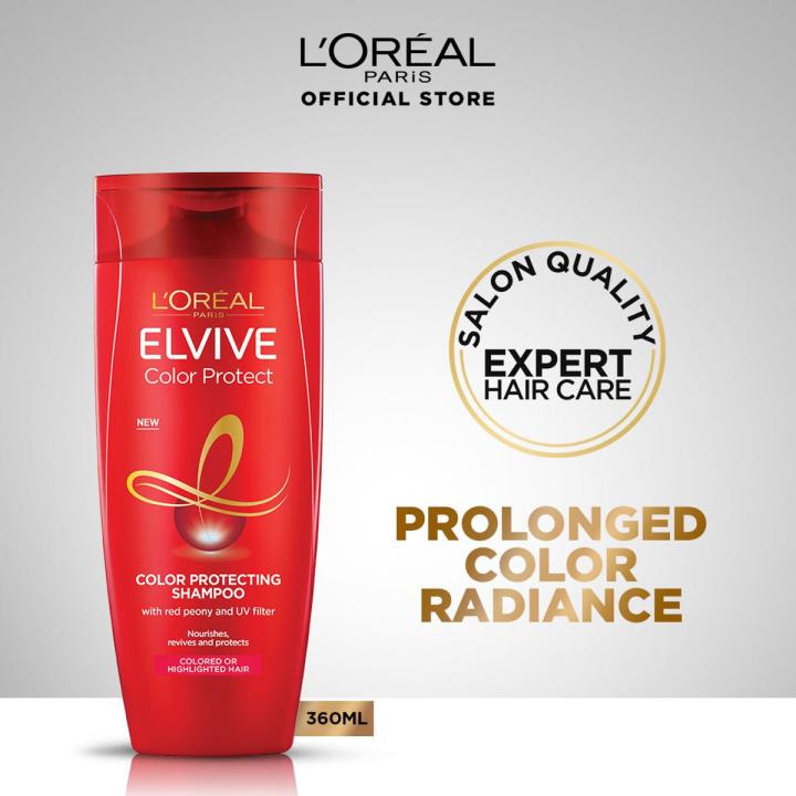 L'Oreal Paris Colour Protect Protecting Shampoo, For Coloured Hair, 360ml - Keeping The Hair Protected And Prolonging Its Color Radiance