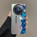 realme 13+ 5G realme13 Pro+ 5G realme 13X Big Eyes Lilo Stitch Matte Colored Silver Case Anti-Slip Cover Frosted Feel Casing. 