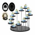 Rack Cupcake Dessert Display Holder Party Mini Round Acrylic. 