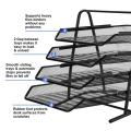 Heavy Duty Metal 4 Tier story Desktop Document Letter Tray. 