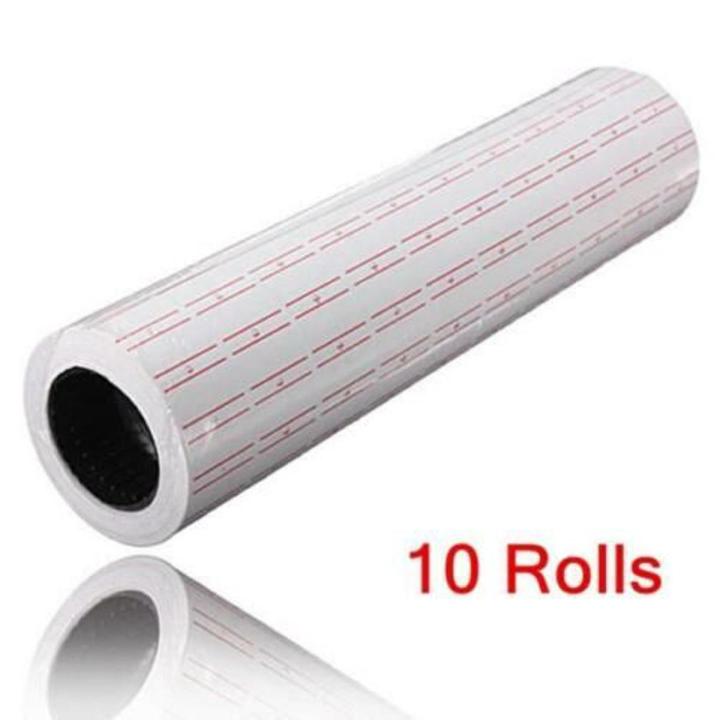 Price Tag Rolls - 5000 Pieces Sticker Labels - Pack of 10 Price Label