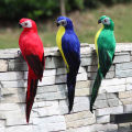 25/35cm Artificial Parrot Animal Bird Lawn Model Ornament Yard Garden Decoration. 