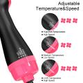 Professional Hot Air Brush Straightening Hair Dryer comb and Volumizer with Comb Straightener Curler, Salon Negative Ion Ceramic Electric Blow Spin Dryer Rotating Brush for All Women, Girl Hair Types. 