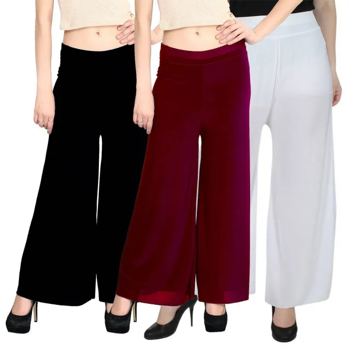 Plain%20Plazo%20for%20Women%20Pack%20of%203%20-%20Image%202