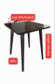 White Table-Wooden White Table-Side Table (Folding table with screwable legs). 