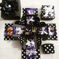 Chocolate gift box for celebration, Two layer gift box with a small box inside it. 
