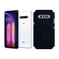 LG V60 ThinQ 5G Back Paper BWS Carbon Black Sheet Anti-stain Back With Side Wrap Cover. 