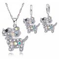 Ehaan Fashion Dog Jewelry Set│ Silver Jewelry Set for Women, Girls, Youth, Adult │Party Jewelry Set. 