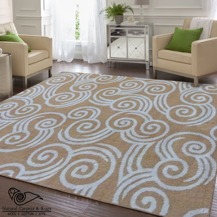 Natural%20Woolen%20Carpets%20and%20%20Rugs%20made%20of%20pure%20Wool%20Dimensions%2099%20cm%20x%20152%20cm%20-%20Image%203