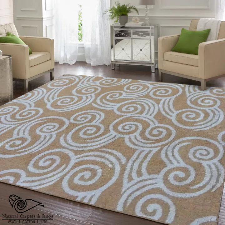 Natural%20Woolen%20Carpets%20and%20%20Rugs%20made%20of%20pure%20Wool%20Dimensions%2099%20cm%20x%20152%20cm%20-%20Image%203