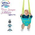 Baby Girl Exercise Doorway Bouncer Jumper - 30 kg support - Blue. 