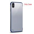 Samsung Galaxy A10s Frameless Case PC Case Hard Transparent Matte Back Cover For Samsung Galaxy A10s Phone Case - RED. 
