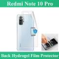 Xiaomi Redmi Note 10 Pro Back Jelly Protector Soft Film Protection TPU Hydrogel With Sides Cover For Redmi Note 10 Pro - Transparent. 