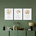 Set Of 3 Islamic Photo Frame For Room Decor Wall Art/ With High Quality Print. 