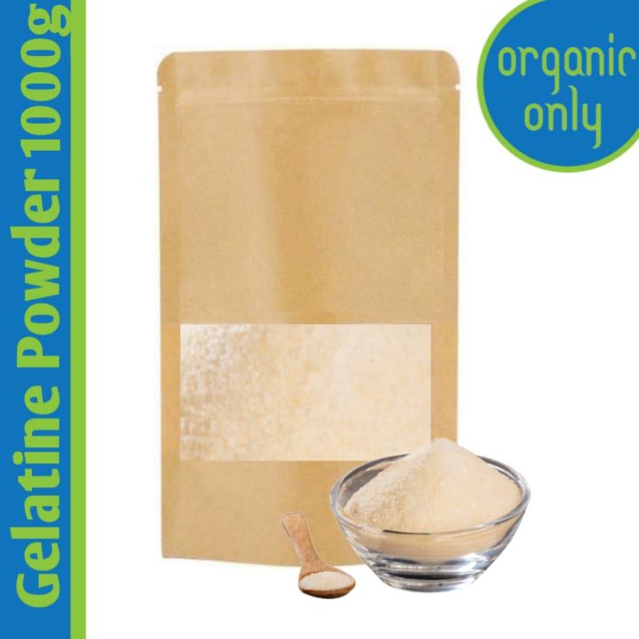 Gelatine Powder Halal Gelatine Powder Unflavoured 1000 Grams 1kg