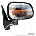Car Rearview Mirror Protective Film, 2 Pack Waterproof Rainproof Rear View Mirror Film - Suitable for All Automobile & Vehicle Models. 