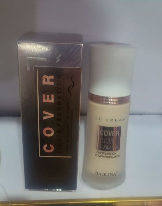 Baolina Cover Liquid Foundation Waterproof – Flawless & Long-Lasting Glow!