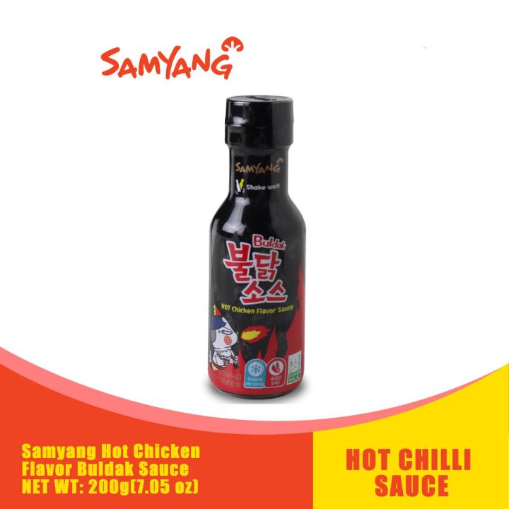 Samyang Sauce Black Hot & Spicy Chicken Flavor Sauce 200ml Bottle (Made in Korea)