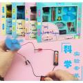 Diy Circuit Conductor Science Experiment Kit kids Lab Set / conductor Electric Sains Experiment Set,KNAFS Science School Projects Experiment Kits Fan Light Bulb Electric Circuit Physics. 