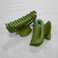 PACK OF 2 PIECES HAIR CATCHER 3.9 INCH JAW CLIP FOR GIRLS EXTRA LARGE HAIR CLAMP MATTE PLASTIC CHUTKI. 