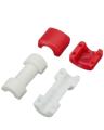 USB Cable Protector For Iphone - Red & White. 