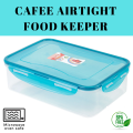 CAFE??  PACK OF 2( 650ml )AIRTIGHT FOOD KEEPER, CAFE?? AIRTIGHT FOOD KEEPER, Easy Gripping Food Saver ,Food Storing Container, Food Storage Box , Vacuum Sealed Food Container, Leak-proof Food Storage Box. 