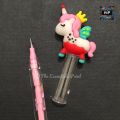 Unicorn (set of 4) - Fancy Lead Bullet Push (sika) Pencil For Kids (Girls and Boys). 