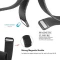 AlRashid Shopping Store Black Color 12 Point Diamond Studded Magnet Stainless Steel Wrist Watch Magnet For Girl-Woman. 