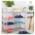 Stainless Steel Shoe Storage Organizer Shoe Rack  Storage Shelf for Bedroom, Closet, Entryway, Dorm Room. 