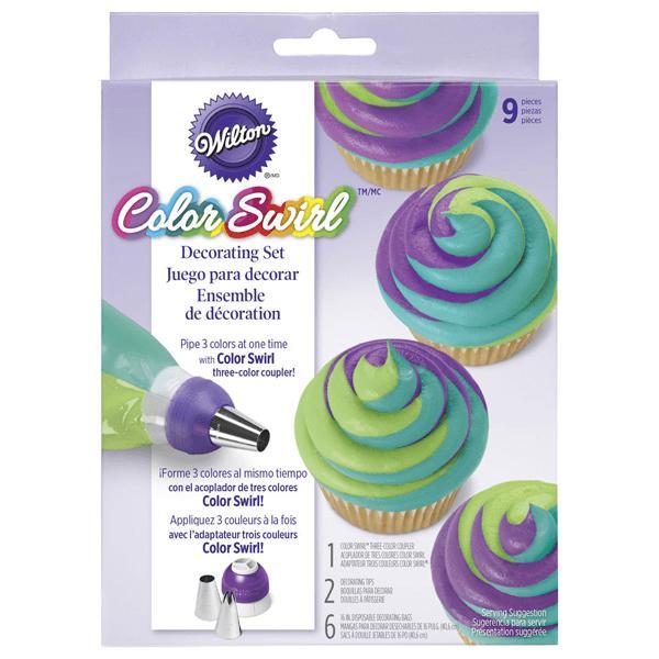 Wilton ColorSwirl 3-Color Coupler Deco Kit