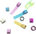 Shiny Mini Tape Set, 9 in 1 with 1 Cut, Colors. 