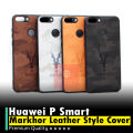 Huawei P Smart Back Cover Soft Leather Markhor Style Case For P Smart. 