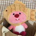 Kawaii Loopy Taiyaki Plushie Doll Action Figures Cute Plush Soft Stuffed Toys 18Cm Keychain Schoolbag Penn Birthday Gift. 