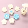 5Pcs/set Mooncake Mold 30g/50g/75g Cherry Blossom Flower Sakura Pattern Moon Cake Mung Bean Cake Hand-Press Stamps Baking Tools. 