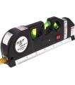 5 in 1 Multi Purpose Laser Level Pro 3 With Tape Measure - 250 Cm. 