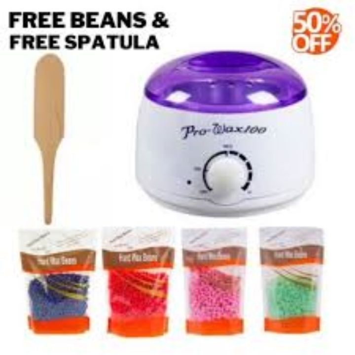 Wax Heater Machine Original Wax Warmer Machine Pro Wax 100 With Free 100g Wax Beans and Free Wax Spatula