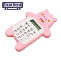 Green forest Mini Calculator Lovely Easy Carry Digital Display Cute Calculator. 